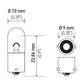 Hella Bulb 3930 24V 4W BA9s T2.75