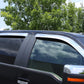 AVS 11-18 Jeep Grand Cherokee Ventvisor Outside Mount Front & Rear Window Deflectors 4pc - Chrome
