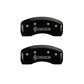 MGP 4 Caliper Covers Engraved Front & Rear Lincoln Black finish silver ch