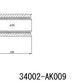 HKS UNIVERSAL EX H/M SUS 130-65 w/o tail (MOQ: 8pcs)