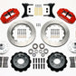 Wilwood Narrow Superlite 6R Front Hub Kit 14.00in Red 79-87 GM G Body