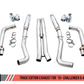 AWE Tuning 2015+ Dodge Challenger 6.4L/6.2L SC Track Edition Exhaust - Quad Chrome Silver Tips