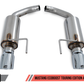 AWE Tuning S550 Mustang EcoBoost Axle-back Exhaust - Touring Edition (Chrome Silver Tips)