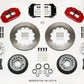 Wilwood Narrow Superlite 6R Front Hub Kit 14.00in Red Magnum Force Drop Spindle