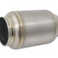 Vibrant Titanium Muffler w/Natural Tip 4in. Inlet / 4in. Outlet / 5.875in Dia