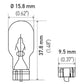 Hella Bulb 921 12V 16W W2.1X9.5d T5