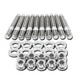 BLOX Racing SUS303 Stainless Steel Manifold Stud Kit M8 x 1.25mm 65mm in Length - 8-piece