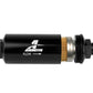 Aeromotive In-Line Filter - (AN -10 Male) 10 Micron Fabric Element Bright Dip Black Finish