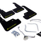 Rally Armor 15-21 Subaru WRX/STI (Sedan ONLY) Black UR Mud Flap w/ Green Logo