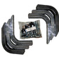 Lund 97-04 Dodge Dakota Quad Cab EZ Running Board Mounting Bracket Kit - Brite