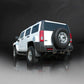 Corsa 06-08 Hummer H3 3in Cat-Back Dual Rear w Single 4in Black Pro-Series Tips