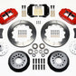 Wilwood Narrow Superlite 6R Front Hub Kit 12.88in Red Magnum Force Drop Spndle
