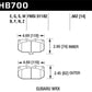 Hawk 06-07 Subaru Impreza WRX DTC-30 Front Race Brake Pads