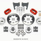 Wilwood Forged Dynalite Front Kit 12.19in Red 65-72 CDP C Body -Drum