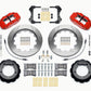 Wilwood Narrow Superlite 4R Front Hat Kit 14.00in Red 76-77 Ford Bronco Dana 44 w/Lines