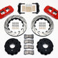 Wilwood AERO4 RearTruck Kit 14.25in Drill Red 1999-2010 GM 1500-SUV 2 Piston OE Caliper