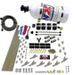 Nitrous Express STD Nozzle Nitrous Kit (200-500HP) Gas w/Dist Block & 4 Solenoids w/10lb Bottle