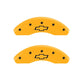 MGP 2 Caliper Covers Engraved Front Bowtie Yellow Finish Black Char 2006 Chevrolet HHR