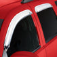 AVS 07-18 Jeep Patriot Ventvisor Outside Mount Front & Rear Window Deflectors 4pc - Chrome