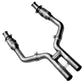 Kooks 05-10 Ford Mustang GT Shelby GT Bullitt 1-5/8 x 2-1/2 (3V) Header & Green Catted H-Pipe Kit