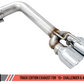 AWE Tuning 2015+ Dodge Challenger 6.4L/6.2L SC Track Edition Exhaust - Quad Chrome Silver Tips