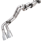 AWE 16-22 Toyota Tacoma 0FG Catback Exhaust w/ BashGuard - Dual Chrome Silver Tips
