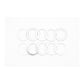 DeatschWerks -8 AN Aluminum Crush Washer (Pack of 10)