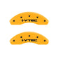 MGP 2 Caliper Covers Engraved Front I-Vtec Yellow Finish Black Characters 2009 Honda Civic