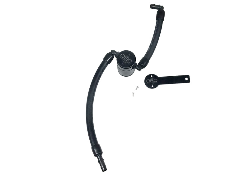 J&L 2019-2022 Dodge Ram 1500 5.7L Oil Separator 3.0 Passenger Side - Black Anodized