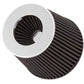 Spectre Adjustable Conical Air Filter 5-1/2in. Tall (Fits 3in. / 3-1/2in. / 4in. Tubes) - Black