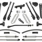 Fabtech 17-21 Ford F250/F350 4WD Diesel 8in 4Link Sys w/Coils & Dl Resi Shks