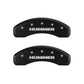 MGP 4 Caliper Covers Engraved Front & Rear Hummer Red finish silver ch