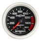 Autometer Sport-Comp II Pro Control 2-5/8in 1600 PSI Nitrous Pressure Gauge w/ Peak and Warn
