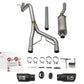 aFe Rebel Series CB 2.5in Dual Center Exit SS Exhaust w/ Black Tips 07-15 Jeep Wrangler 3.6L/3.8L V6