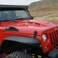 DV8 Offroad 07-18 Jeep Wrangler JK Metal Heat Dispersion Hood - Primer Black