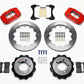 Wilwood Dynapro Radial Rear Kit 13.00in Red Mitsubishi EVO VIII
