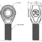 Ridetech R-Joint Rod End with 3/4in-16 Right Hand Thread