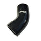 Torque Solution 45 Degree Silicone Elbow: 3.5 inch Black Universal