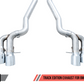 AWE Tuning 18-19 BMW M5 (F90) 4.4T AWD Axle-back Exhaust - Track Edition (Chrome Silver Tips)