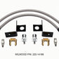 Wilwood Flexline Kit 14 inch -3 M10-1.00 IF 1/8 NPT Straight