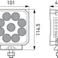 Hella ValueFit LED Work Light TS3000 LED MV CR LT
