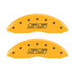 MGP 4 Caliper Covers Engraved F & R Avalanche SS Yellow Finish Blk Char 2008 Chevy Express 2500
