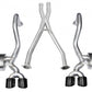 Corsa 97-04 Chevrolet Corvette C5 Z06 5.7L V8 Black Xtreme Cat-Back + XO Exhaust