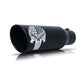 Gibson Patriot Skull Rolled Edge Angle-Cut Tip - 6in OD/5in Inlet/18in Length - Black Ceramic