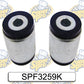 SuperPro 2006 Mazda MX-5 Miata Touring Front Control Arm Lower Shock Mount Bushing Kit