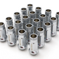 Wheel Mate 12x1.25 48mm Muteki SR48 Satin Silver Open End Lug Nuts