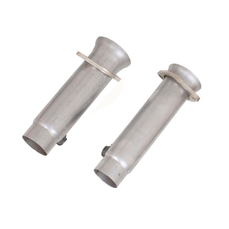 BBK Short Mid Pipes 2-3/4in Universal Flared Exhaust Flow Tubes
