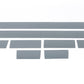 Putco 07-13 Chevy Silv Reg Cab 6.5ft Standard Box - 6in Wide - 12pcs Black Platinum Rocker Panels
