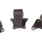 Innovative 94-97 Accord H/F Series Black Steel Mounts 85A Bushings (EX Chassis H22/F22A)