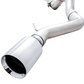 AWE Tuning 2021+ Ford Bronco 0FG Single Rear Exit Exhaust w/Chrome Silver Tip & Bash Guard